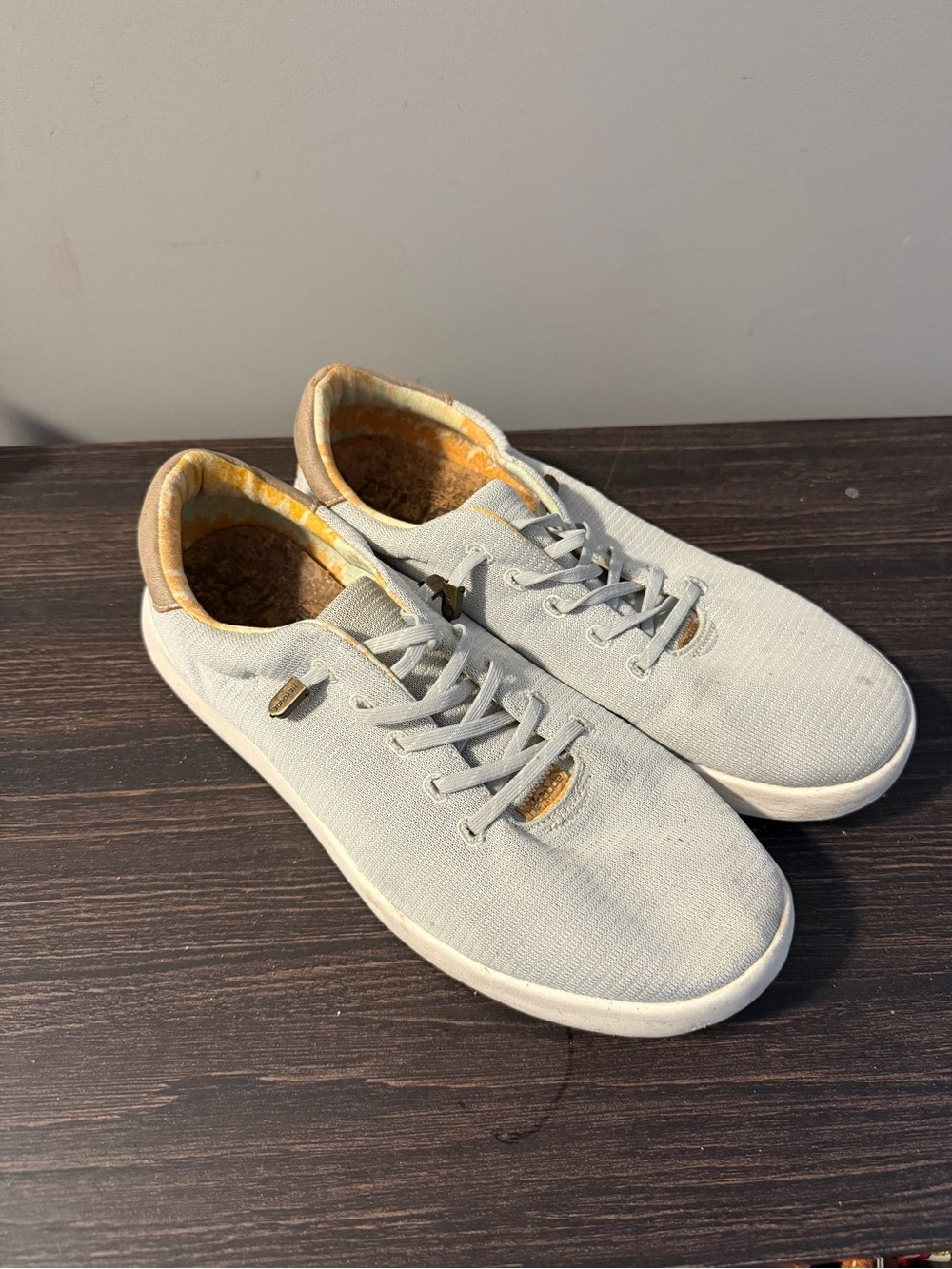 Men's Hey Dude Lace-Up Canvas Sneakers Kob Eco Sox Cloud - 11